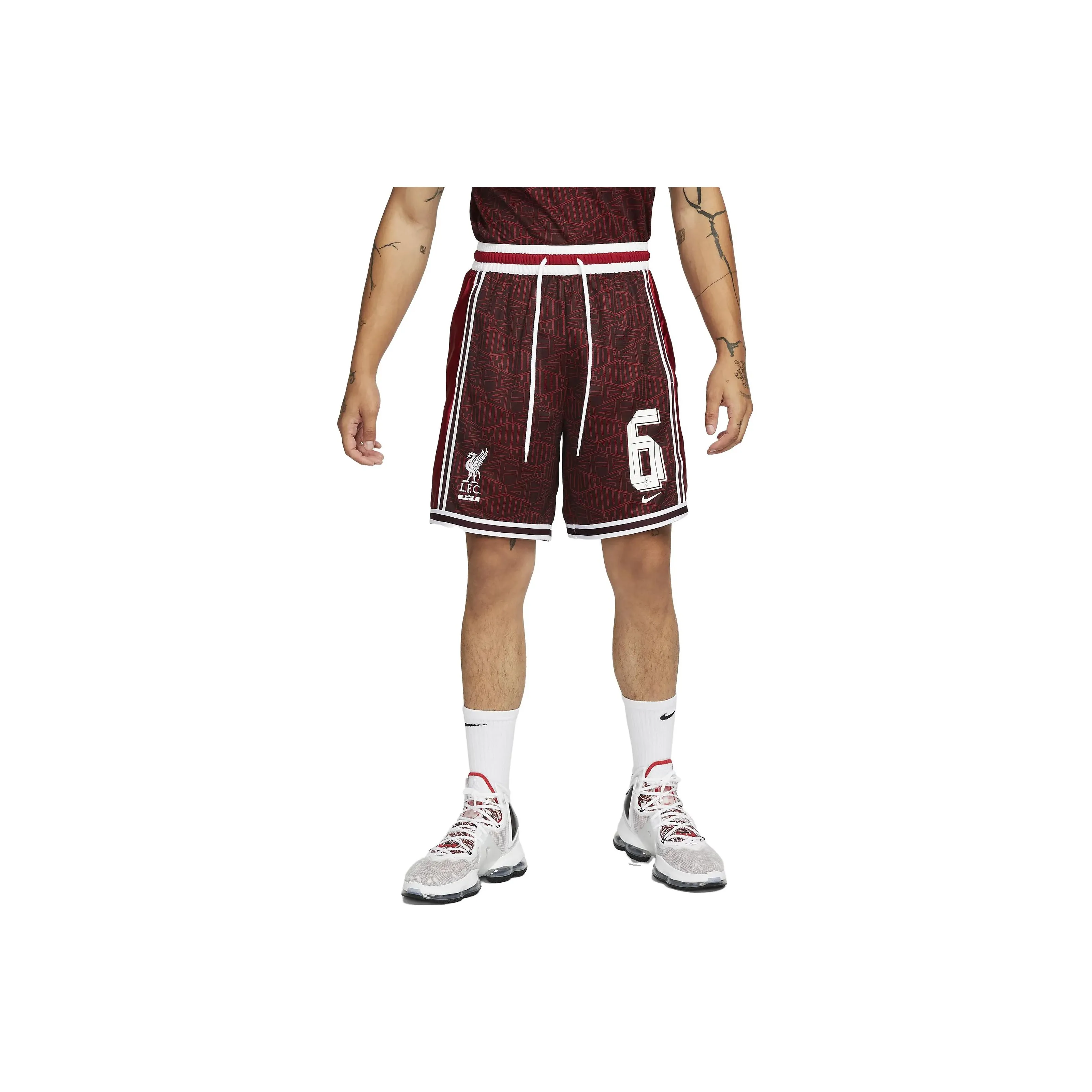 Nike Бургунди Темно-красные Мужские Повседневные Шорты