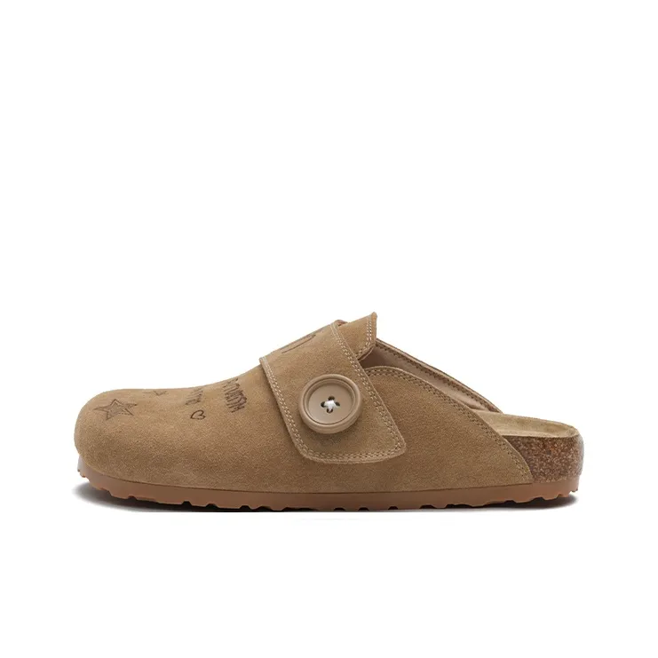 MASOOMAKE Резина Подошва Вышивка Домашние Тапочки Женские