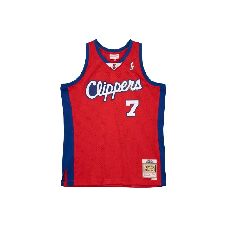 Mitchell Ness Basketball Jerseys Men's Red