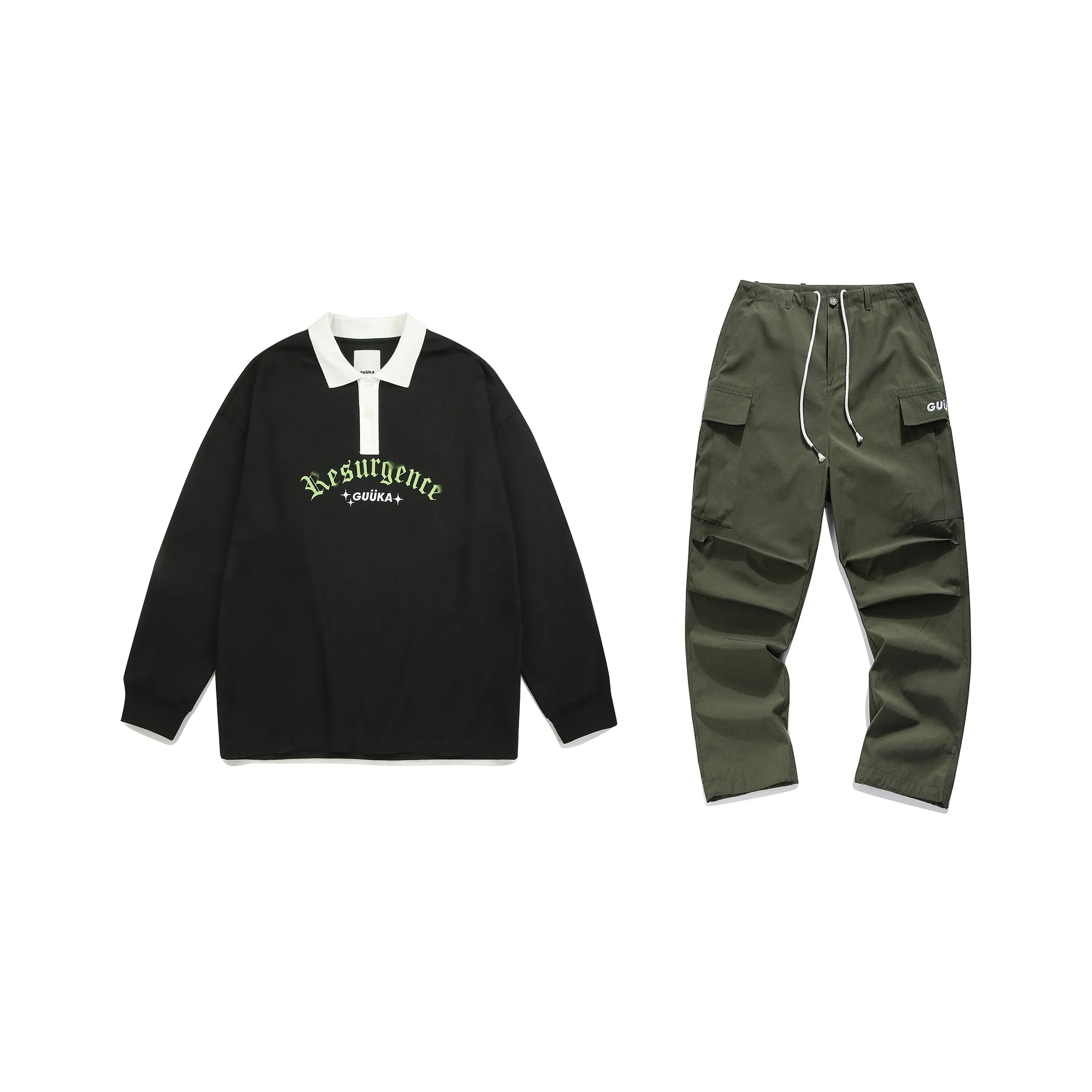 Guuka Мужская Повседневная Спортивная Одежда