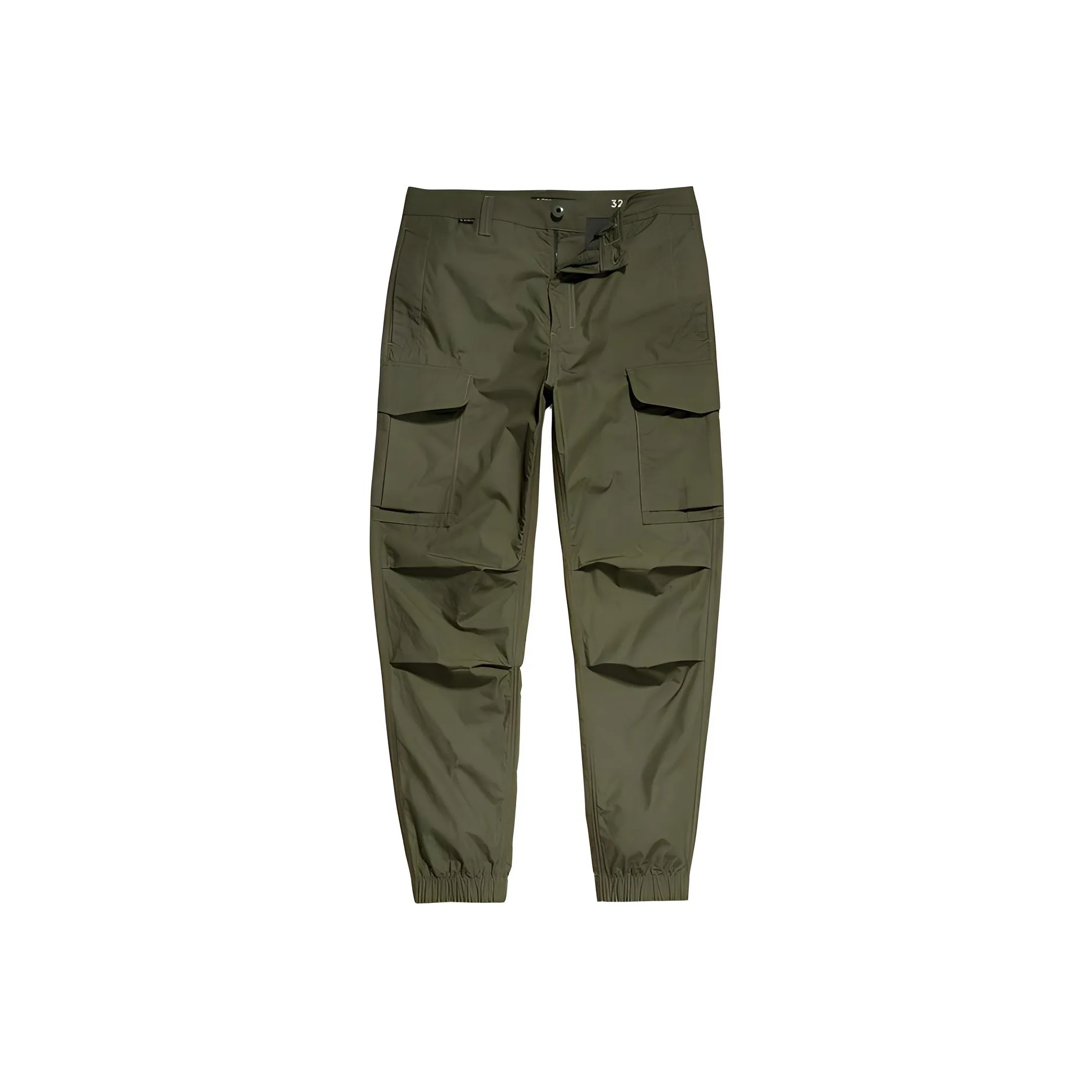 STAR RAW Повседневные брюки Мужские Оливково-зеленые