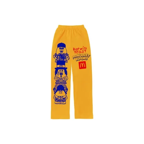 McDonald's Kerwin Frost Co Branded FW23 Golden Унисекс Повседневные брюки