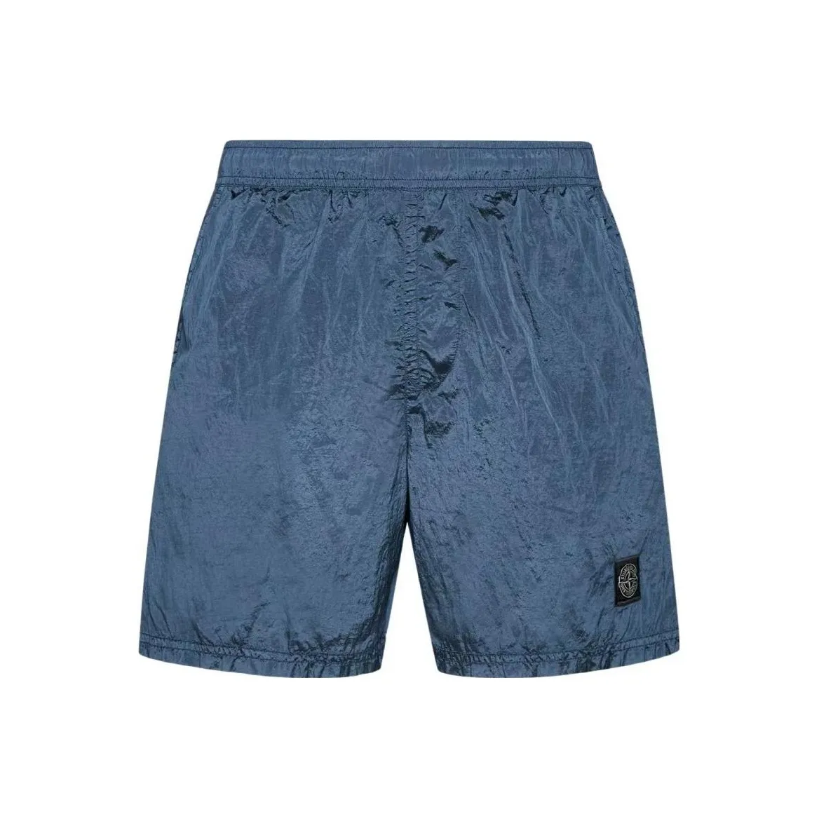 STONE ISLAND Logo embroidered Swim Shorts