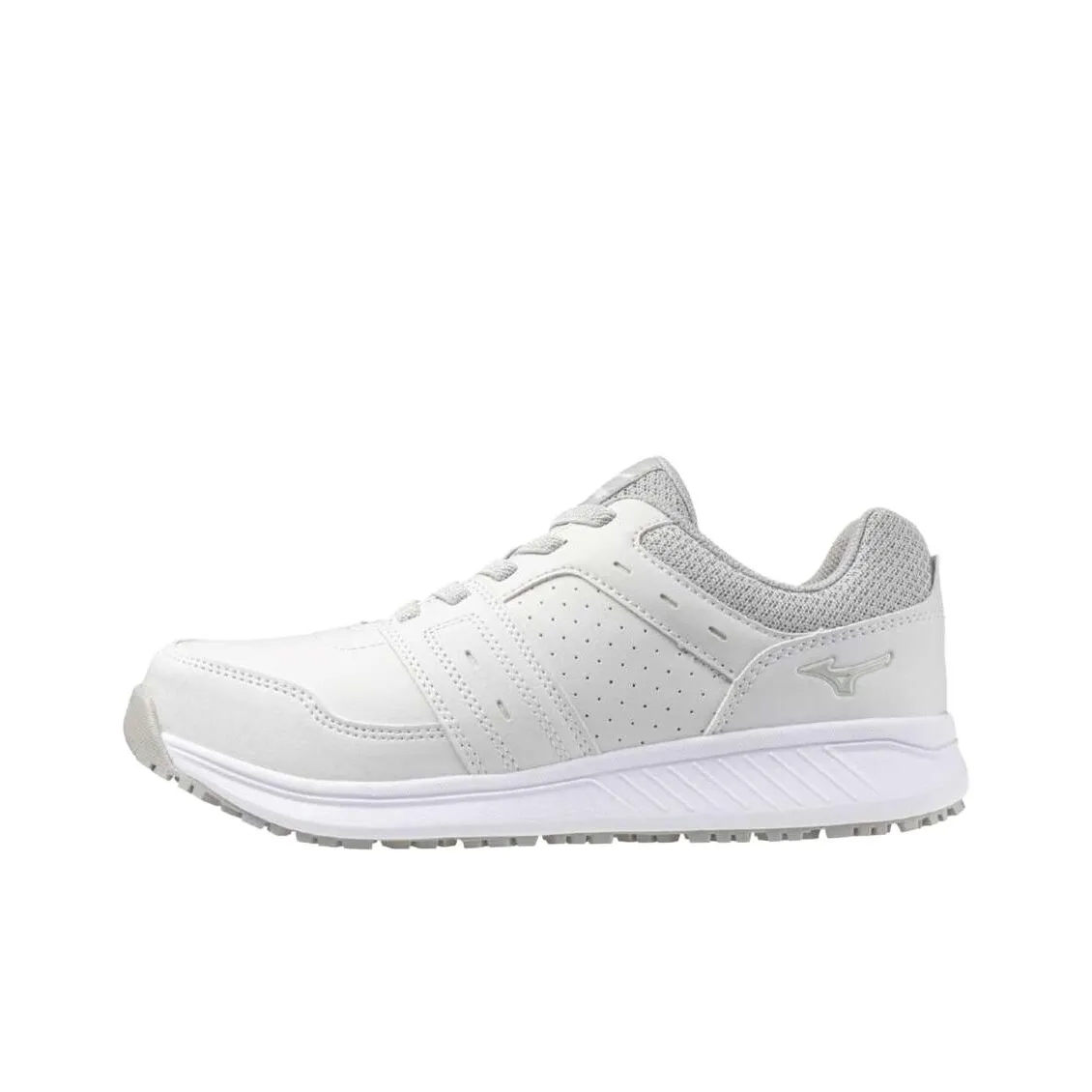 Mizuno Freeload Shock Absorbers Slip Resistant Low Top Casual Shoes Unisex Silver