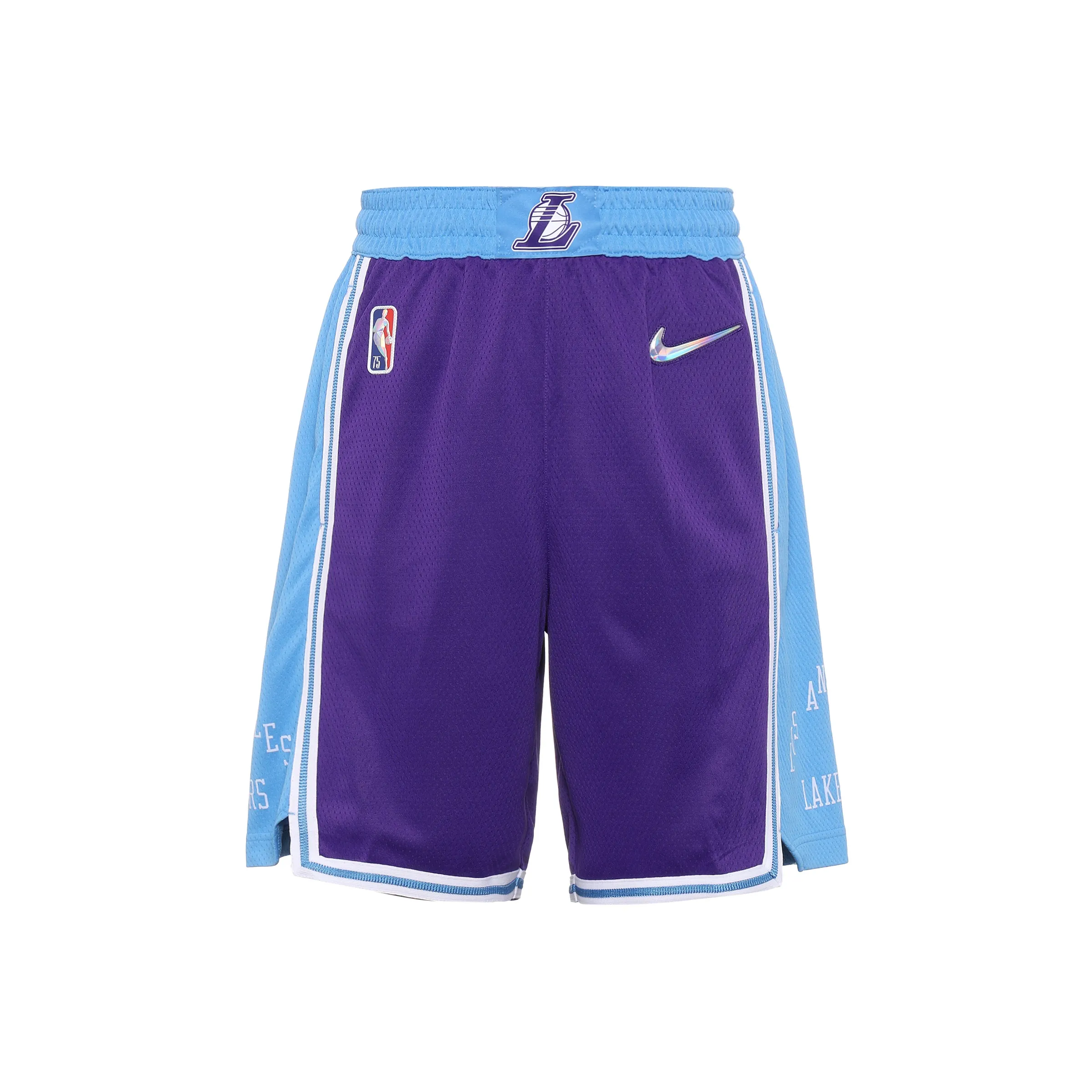 Nike Nba Swingman Los Angeles Lakers City Edition Dri Fit Shorts