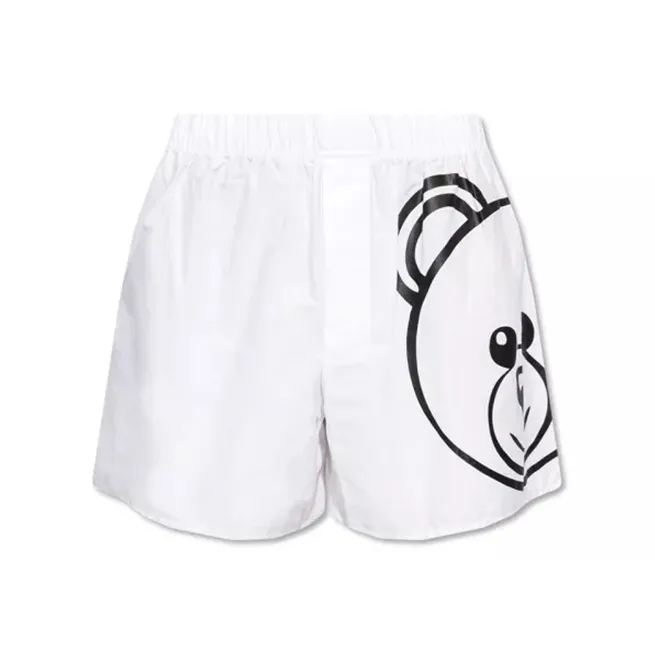 MOSCHINO Белые Мужские Повседневные Шорты