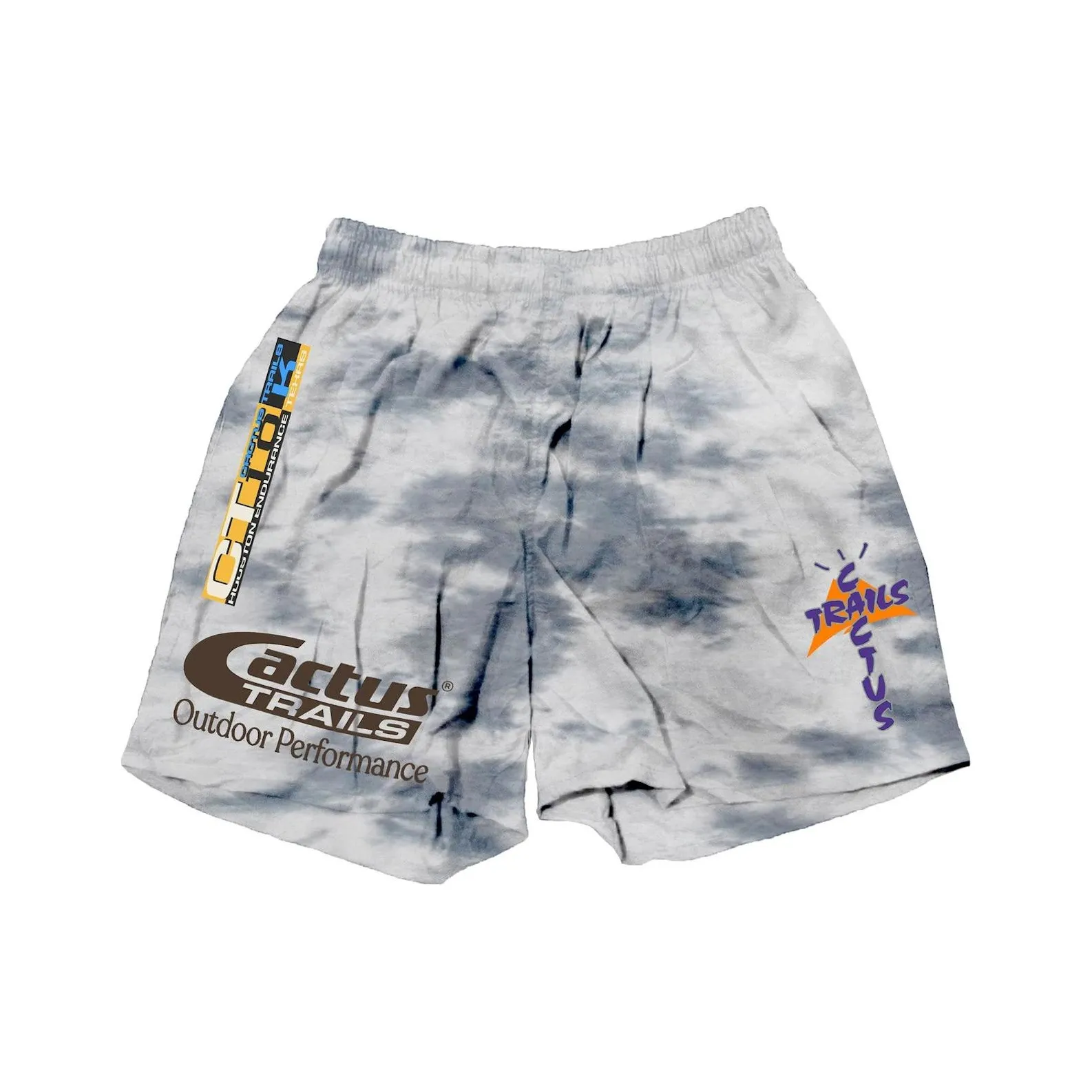 Travis Scott Повседневные шорты Мужские Серый Белый