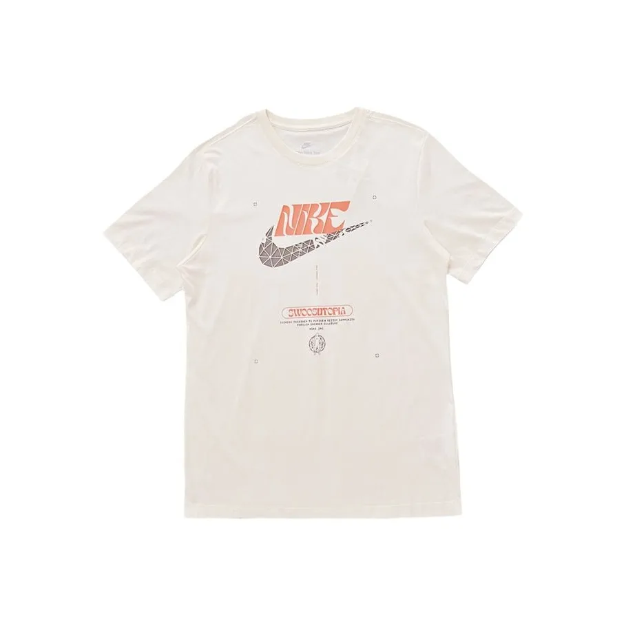 Nike Бежевый Мужской T-Shirt
