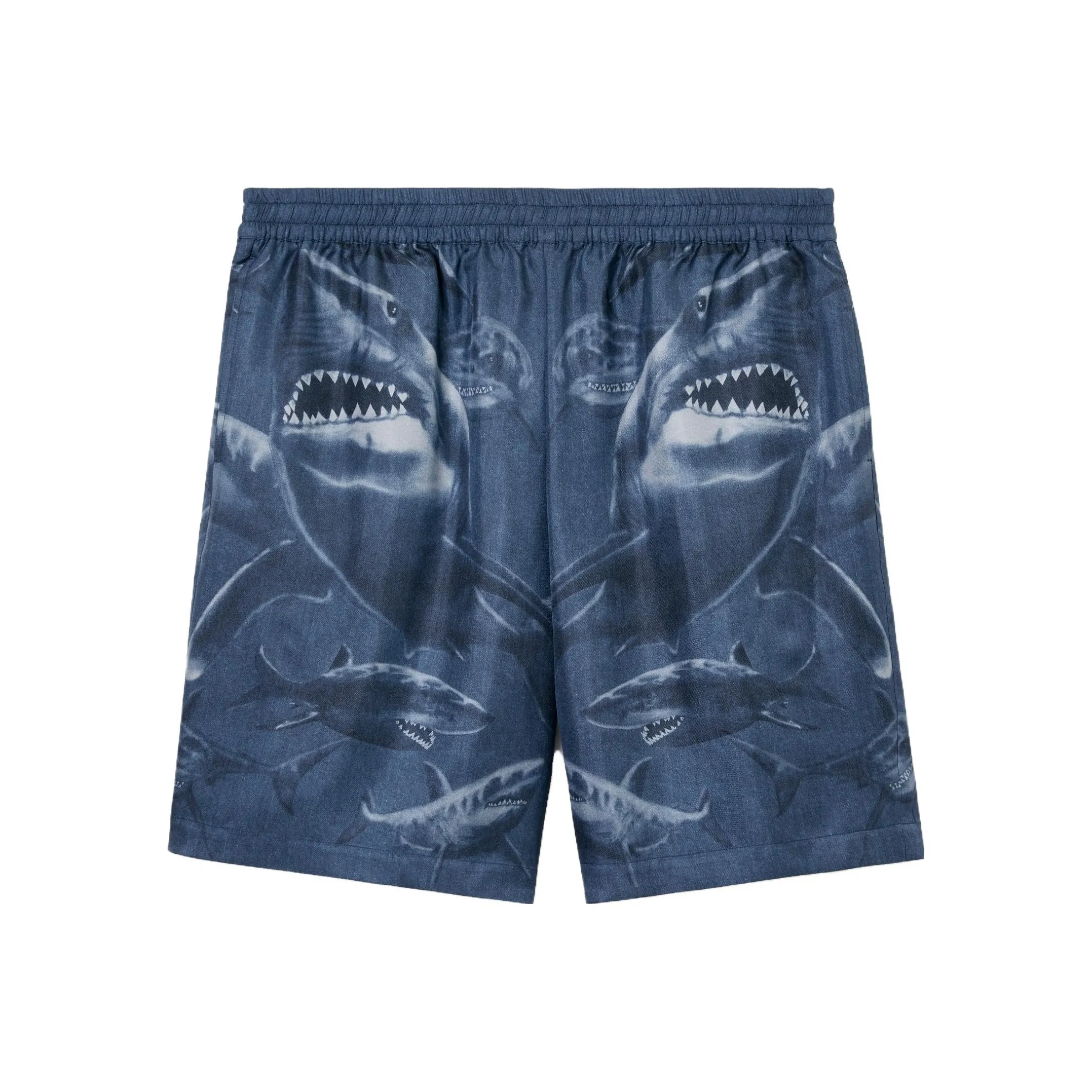 Burberry Темно-синие мужские повседневные шорты