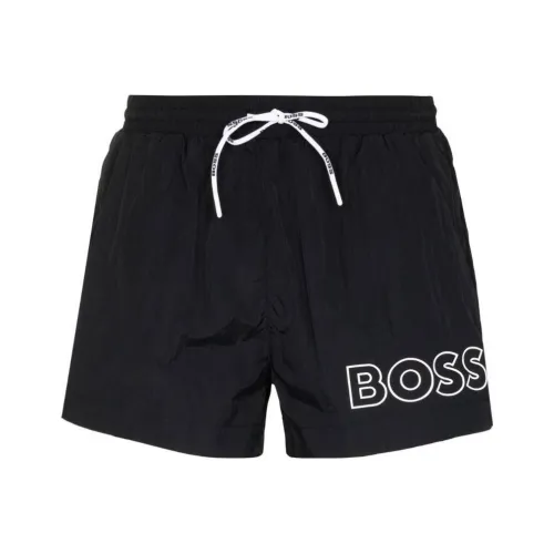 HUGO BOSS Черные Мужские Плавки