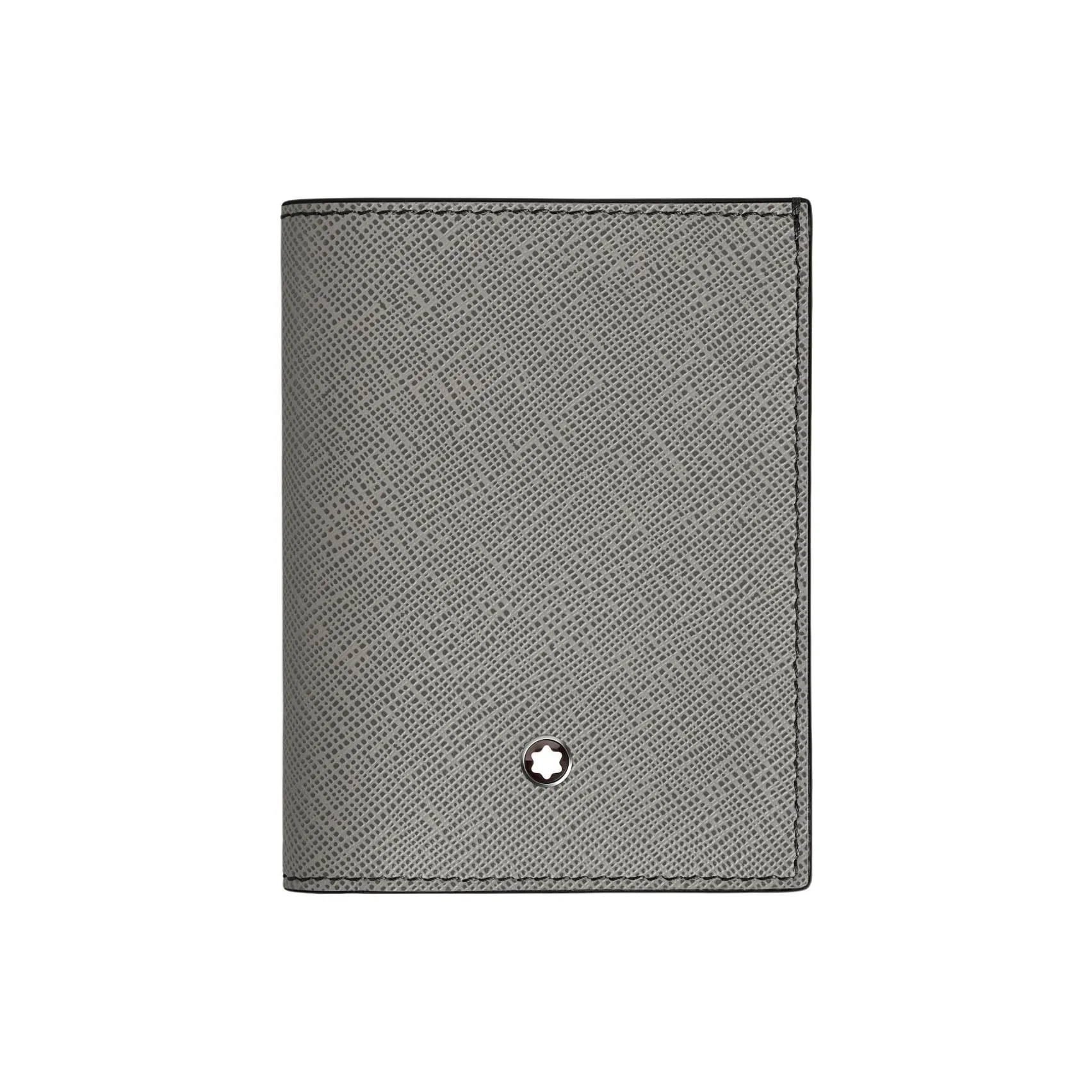 MONTBLANC Кожа Кошелек Мини Мужской Средне-серый