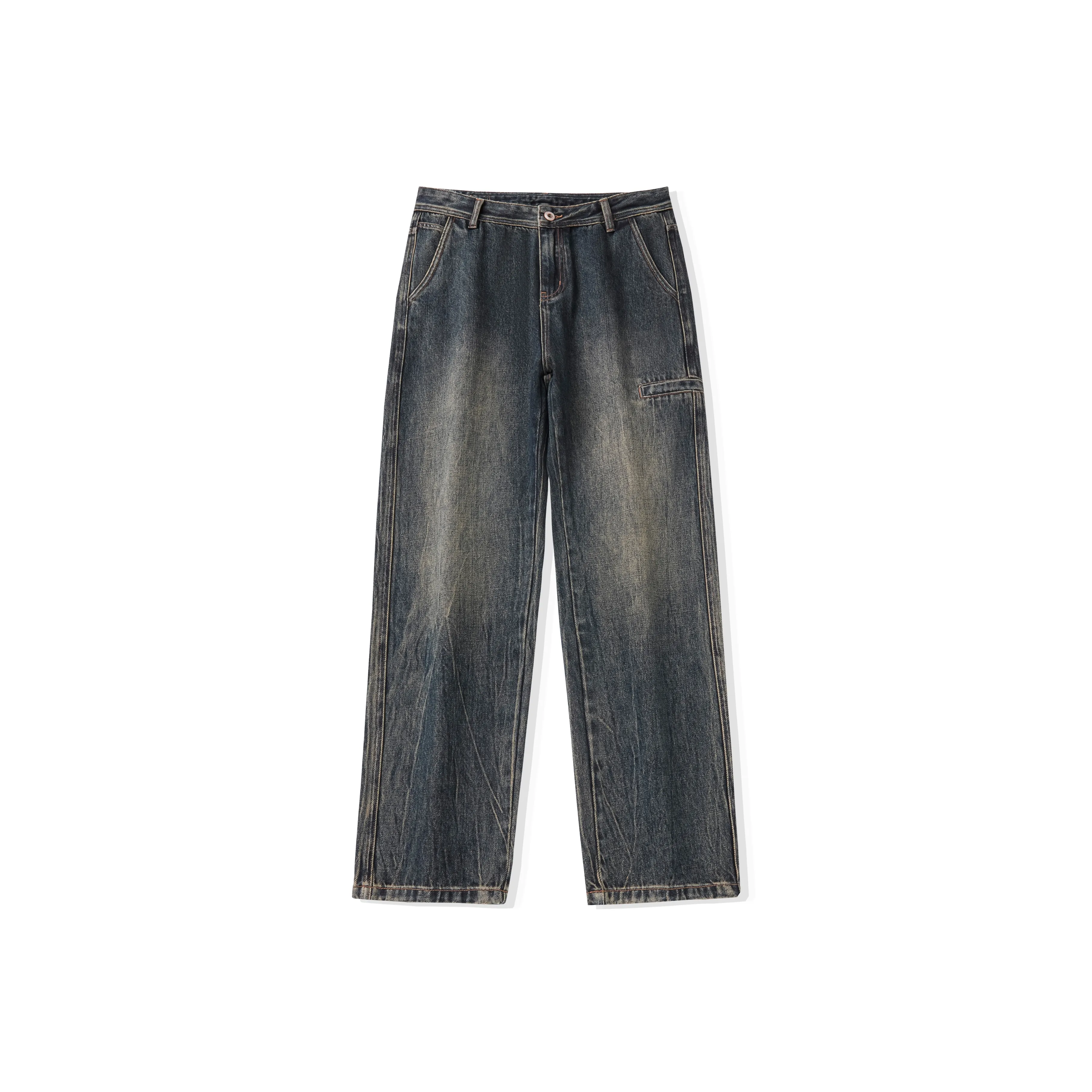 JUCY JUDY Джинсы Унисекс Винтаж Синий