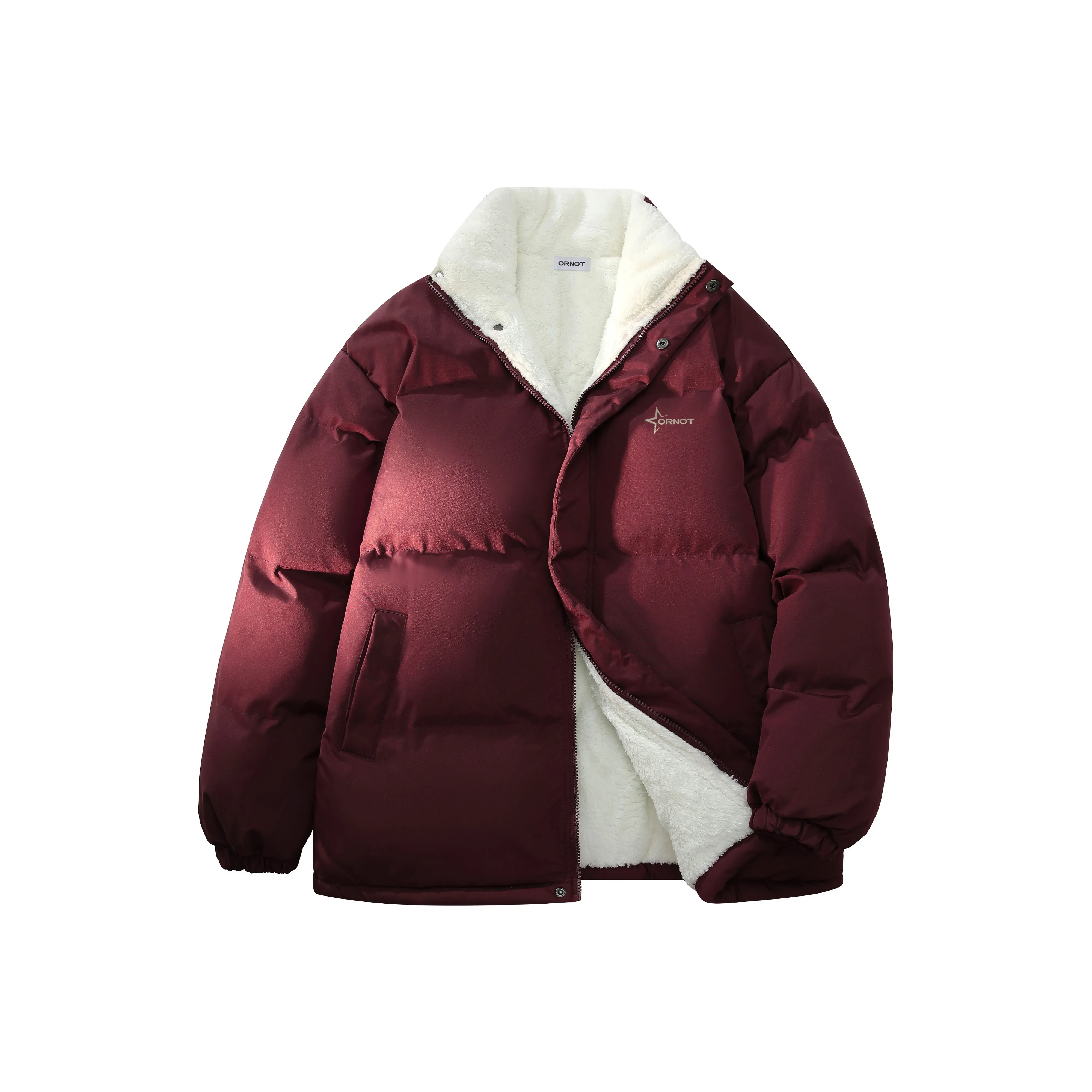 ORNOT Puffer Jacket Unisex Vintage Red