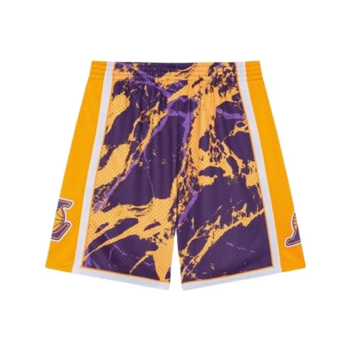 MITCHELL NESS Повседневные шорты Унисекс Желтые