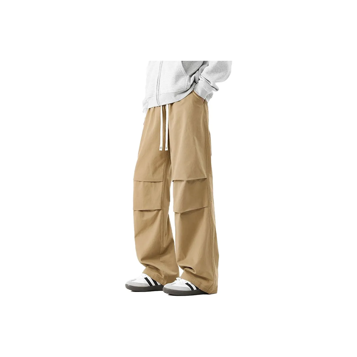 EPTISON Casual pants black Unisex Khaki