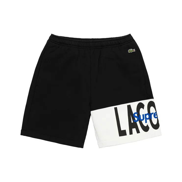 Supreme Lacoste Logo Panel Sweatshort