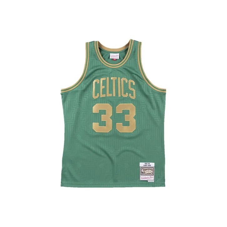 MITCHELL NESS Баскетбольная Джерси Мужская Зеленая