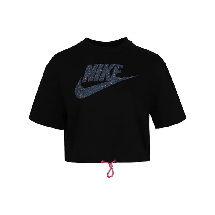 NIKE Черные Женские Короткие Топы