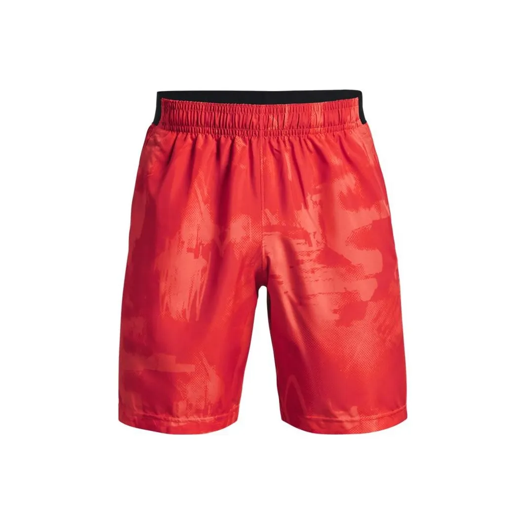 Under Armour Woven Collection Casual Shorts Men Orange Red