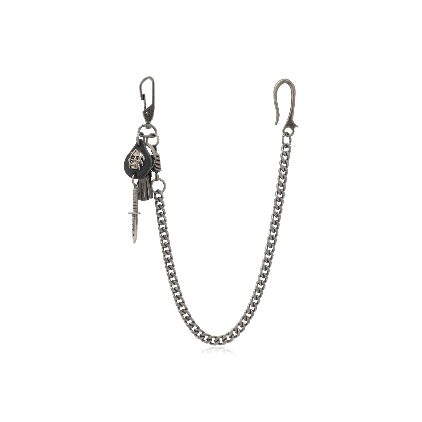 CHRROTA Металлические цепочки для брюк Мужской