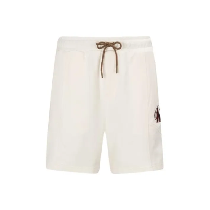 CALVIN KLEIN Casual Shorts Men's Ecru