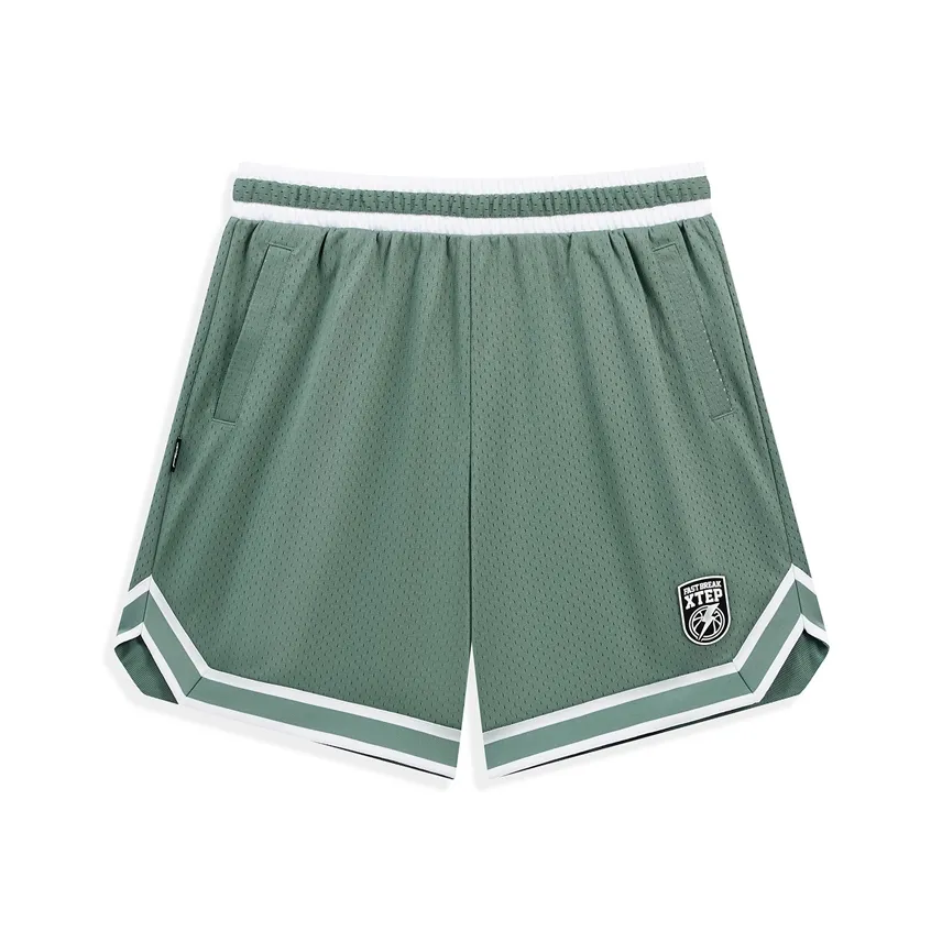 XTEP Casual Shorts Men's Bamboo Green