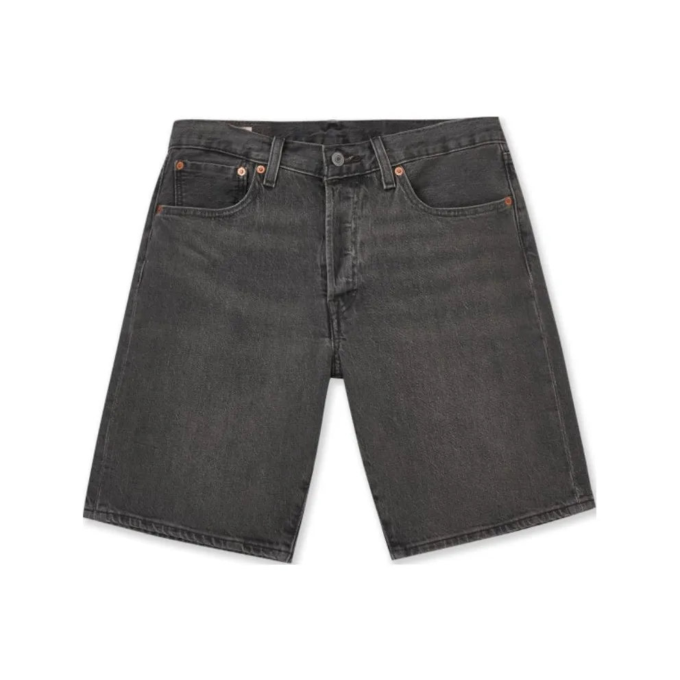 Levis Gray Men's Denim Shorts Левис Серые Мужские Джинсовые Шорты