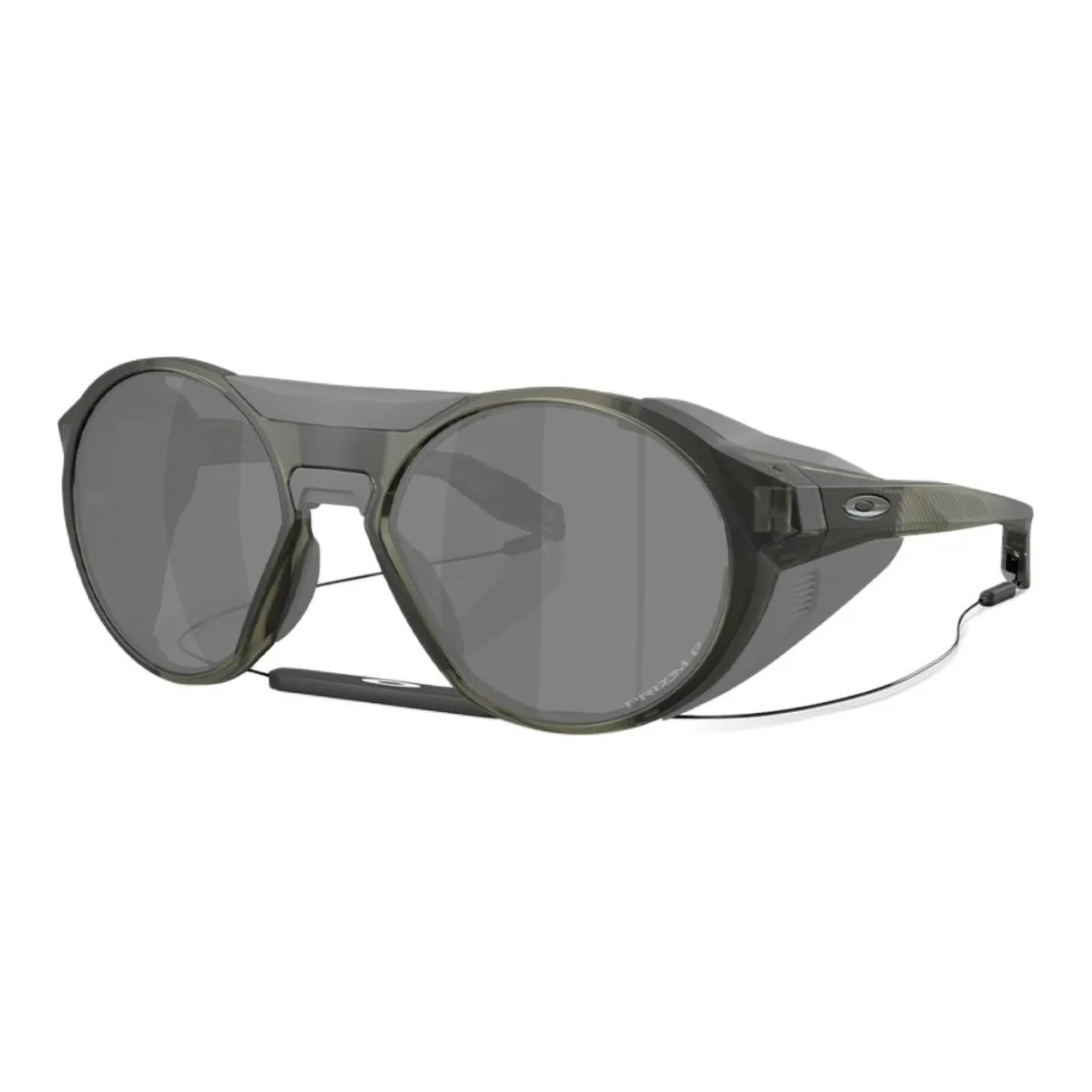 Oakley Plastic Round Sunglasses Unisex Black