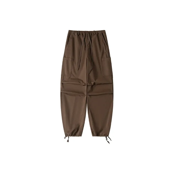 COUNTRY MOMENT Casual Pants Unisex Dark Camel Brown