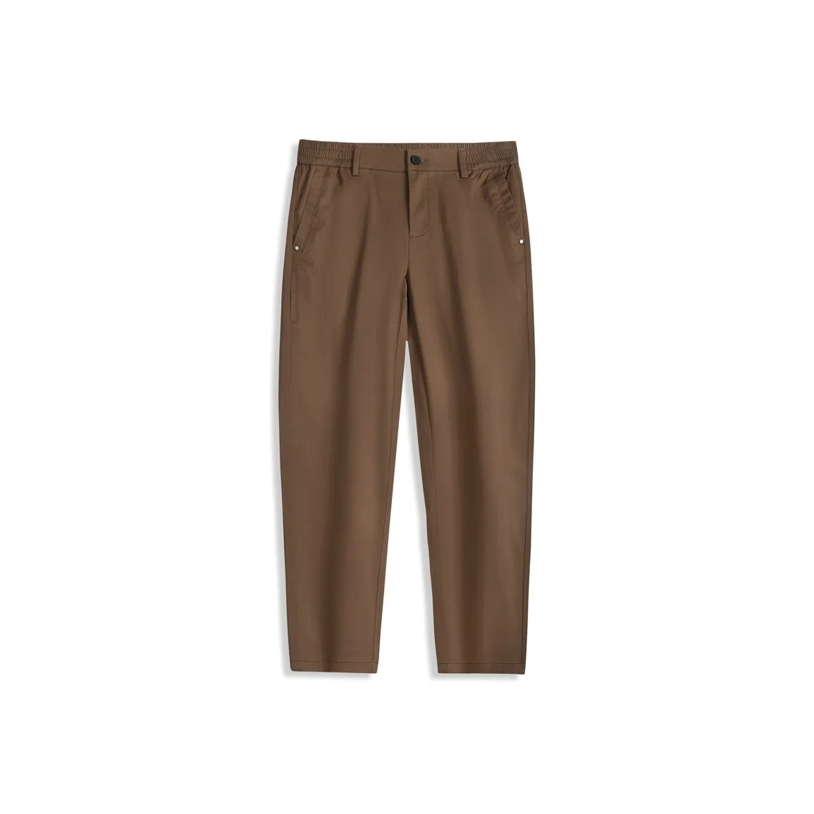 FAIRWHALE Повседневные брюки Мужские Темно-коричневые