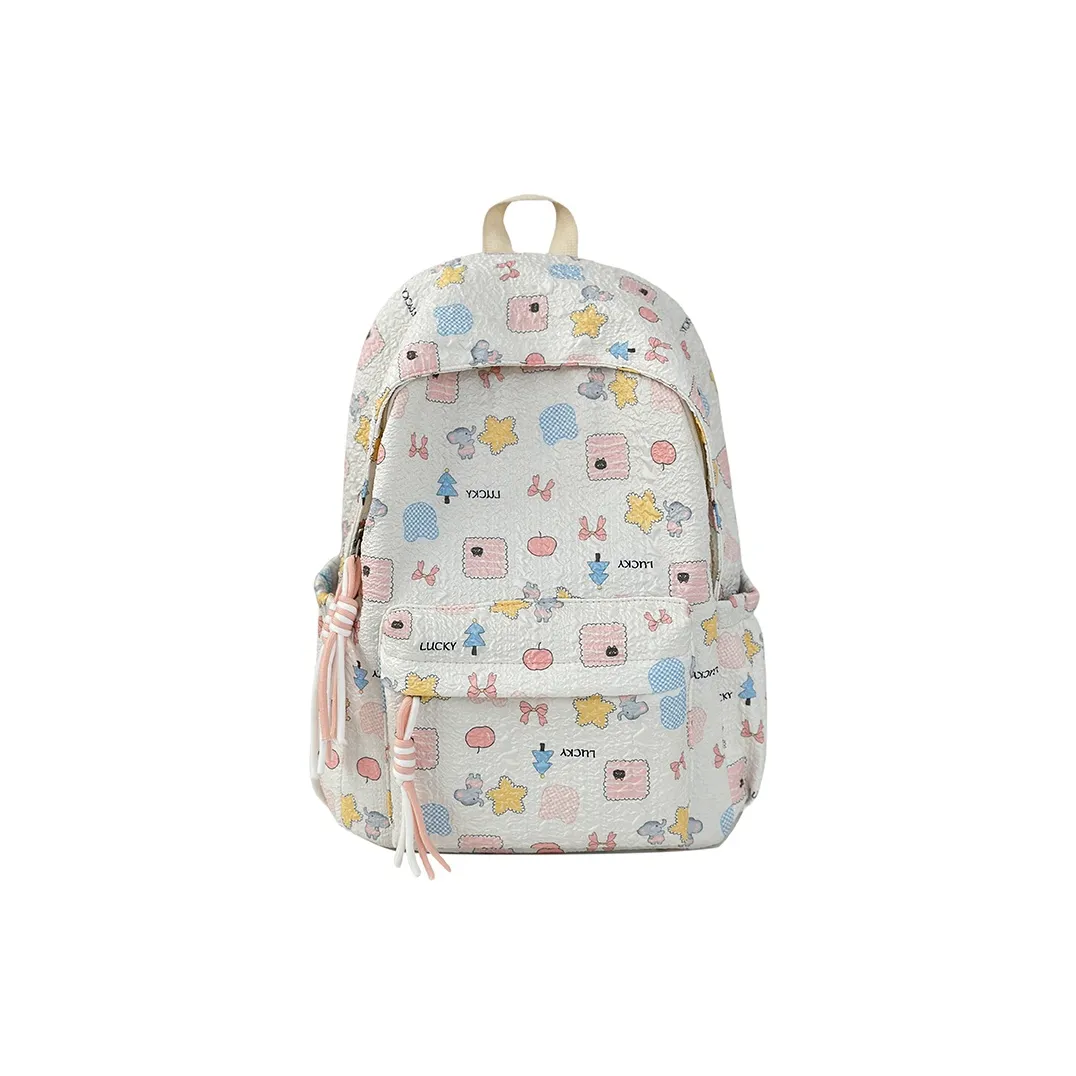 GOBLIN SHARKS 1759 Нейлон Рюкзак Женские Белый Розовый Синий