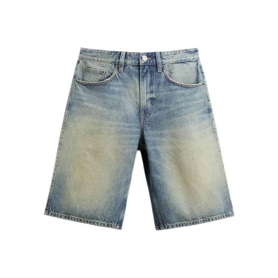 ZARA Denim Shorts Men's Medium Blue