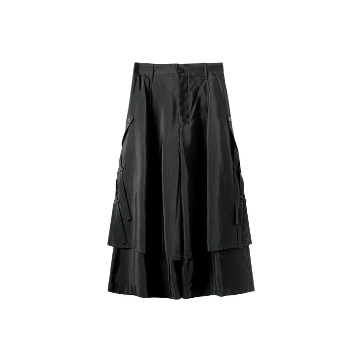 HUANXIANGZHE Повседневные брюки Унисекс Черный