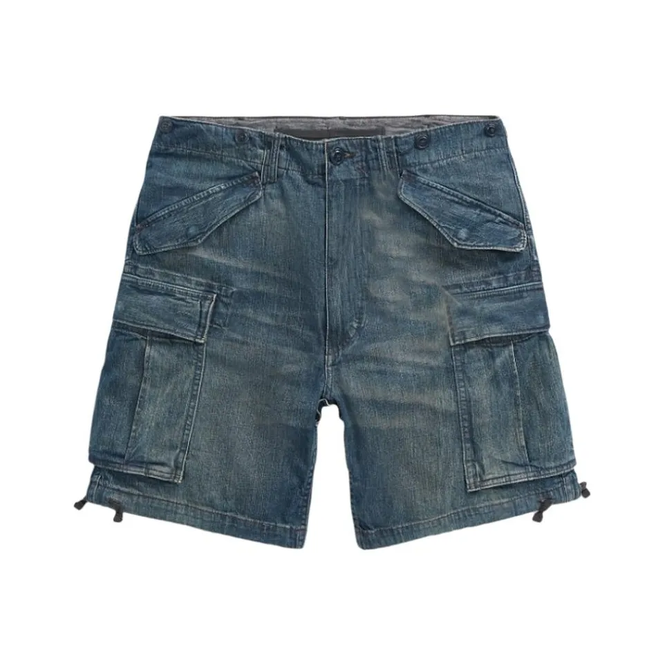 Polo Ralph Lauren SS24 Cargo Shorts Men's Washed Dark Blue