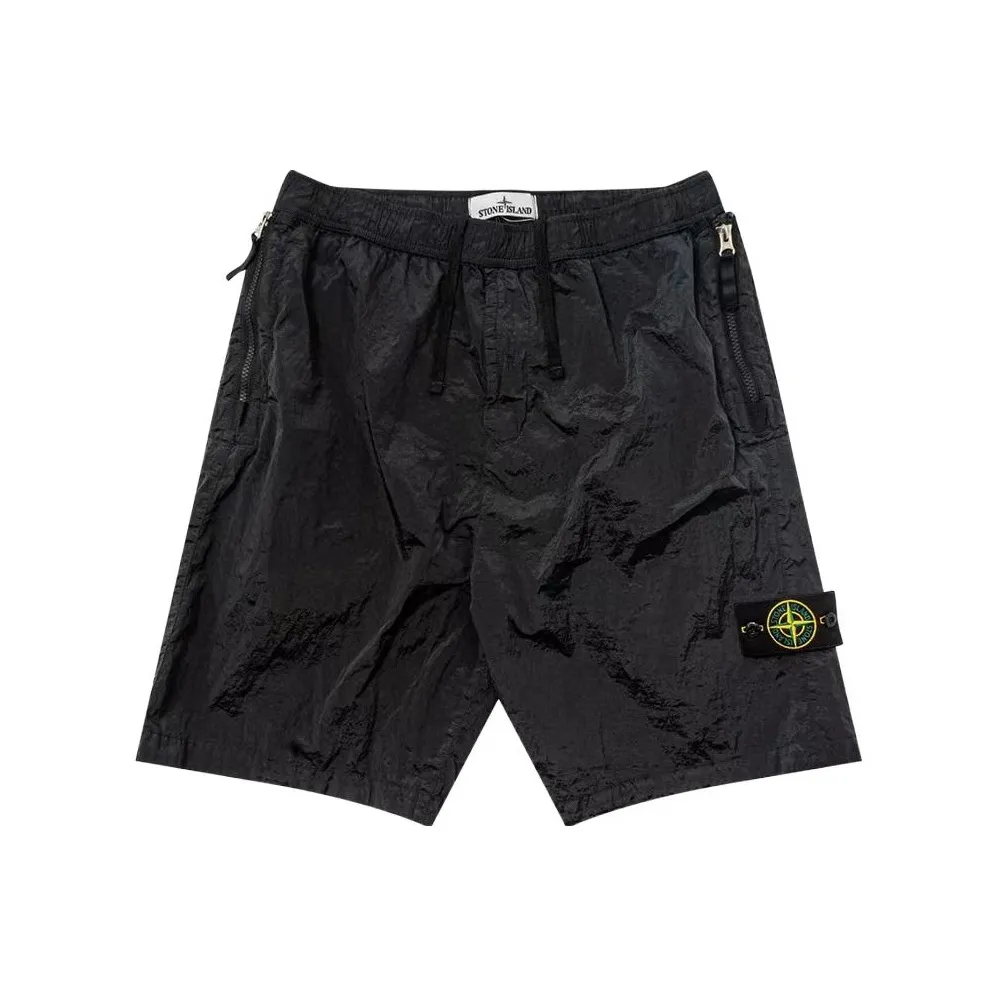 STONE ISLAND Casual Shorts Men's Black
