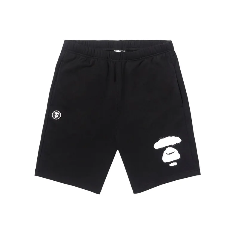 Aape Logo patch Drop crotch Shorts