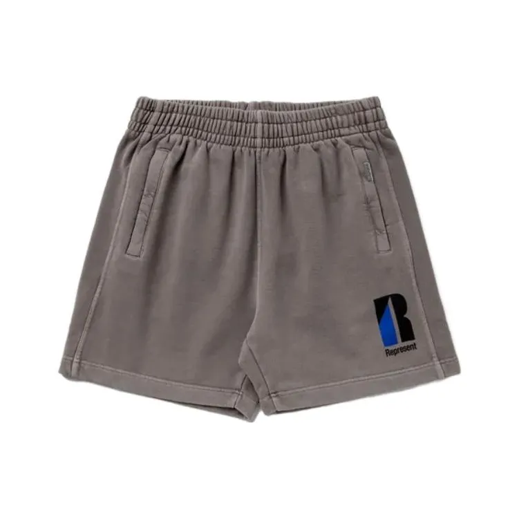 REPRESENT SS23 Шорты Мужские Мытый Серый