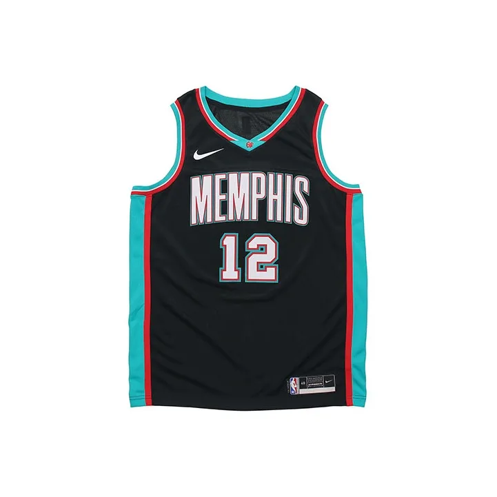 Nike X NBA Memphis Grizzlies Ja Morant 2020 21 Sports Jersey Black