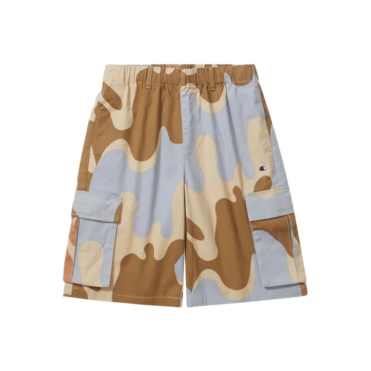 Champion Rochester Casual Shorts Unisex Yellow Camouflage