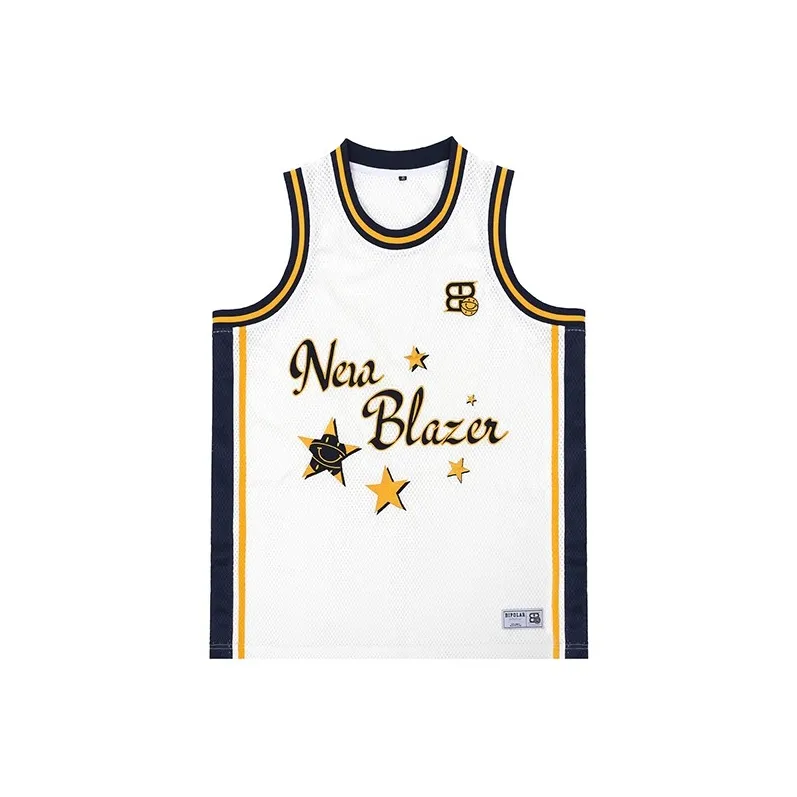 BIPOLAR Basketball Jerseys Unisex White