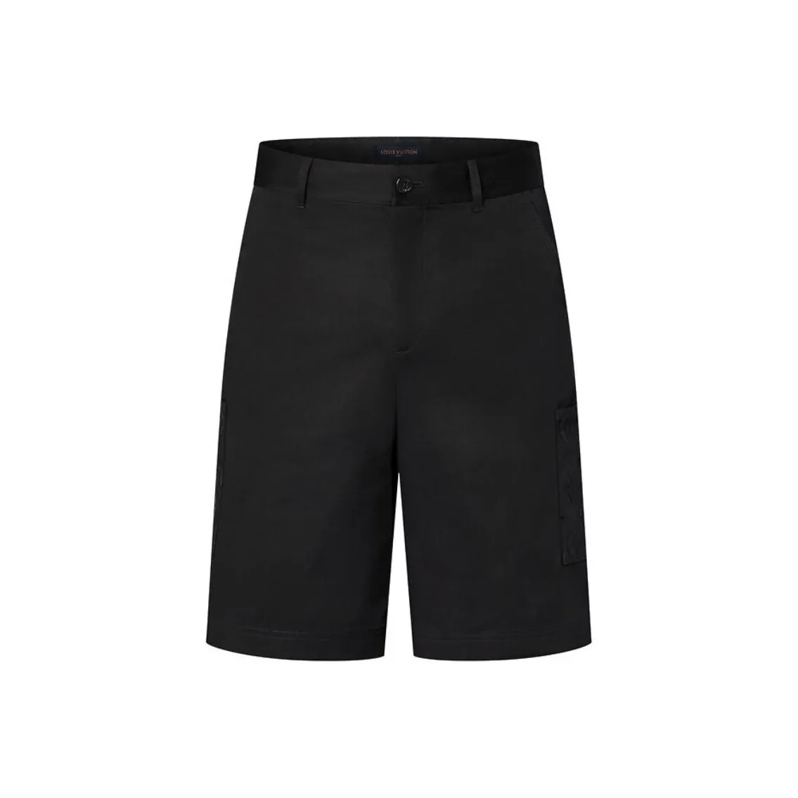 Lv Flocked Cotton Cargo Shorts