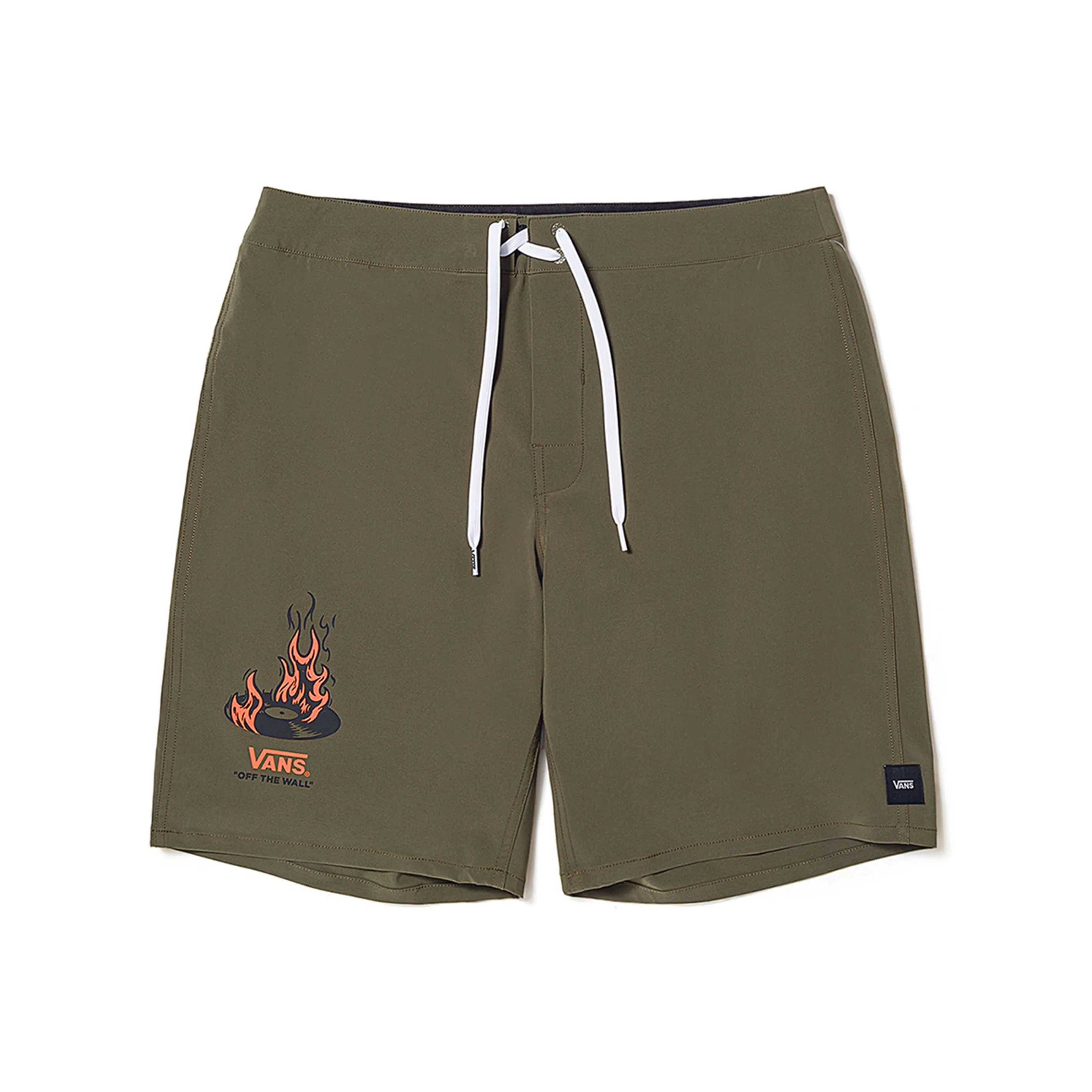 Vans OKEH FIRE RECORD Casual Shorts Unisex Army Green