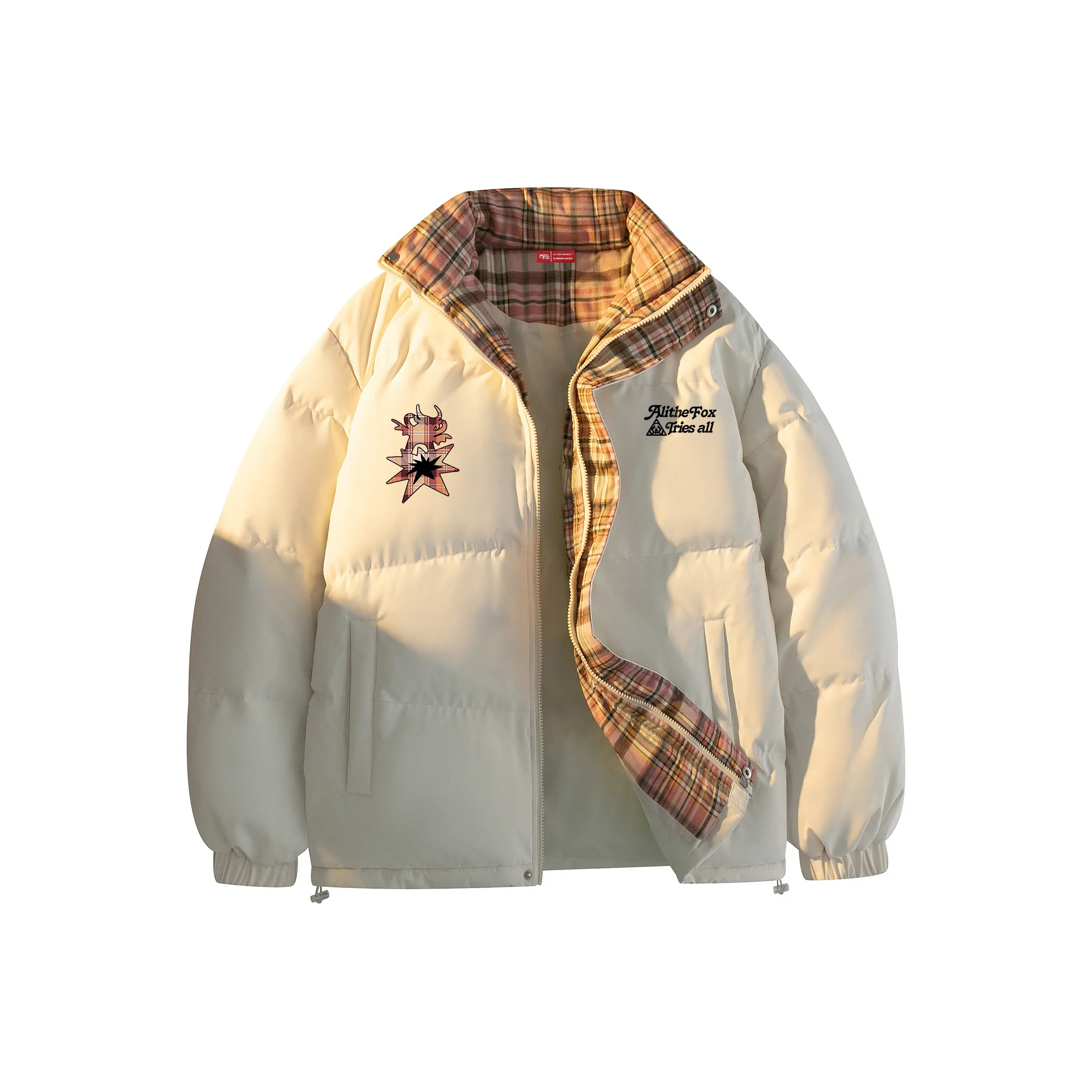 Али Тх Фокс Хлопковый пуховик унисекс