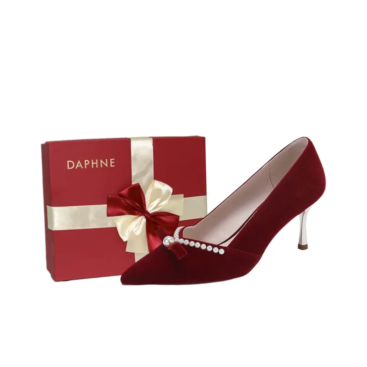 DAPHNE Узкий каблук Высокие каблуки 5,5 см Женские Красный