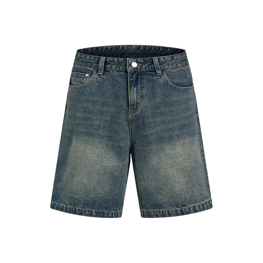 404MOB GANG Джинсовые шорты Унисекс Синий