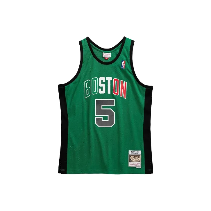 Mitchell Ness Kevin Garnett Boston Celtics 2007 08 Italy Game Swingman Jersey