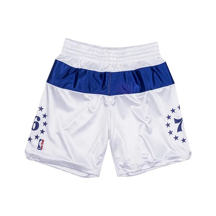 MITCHELL NESS Баскетбольные шорты Мужские Белые