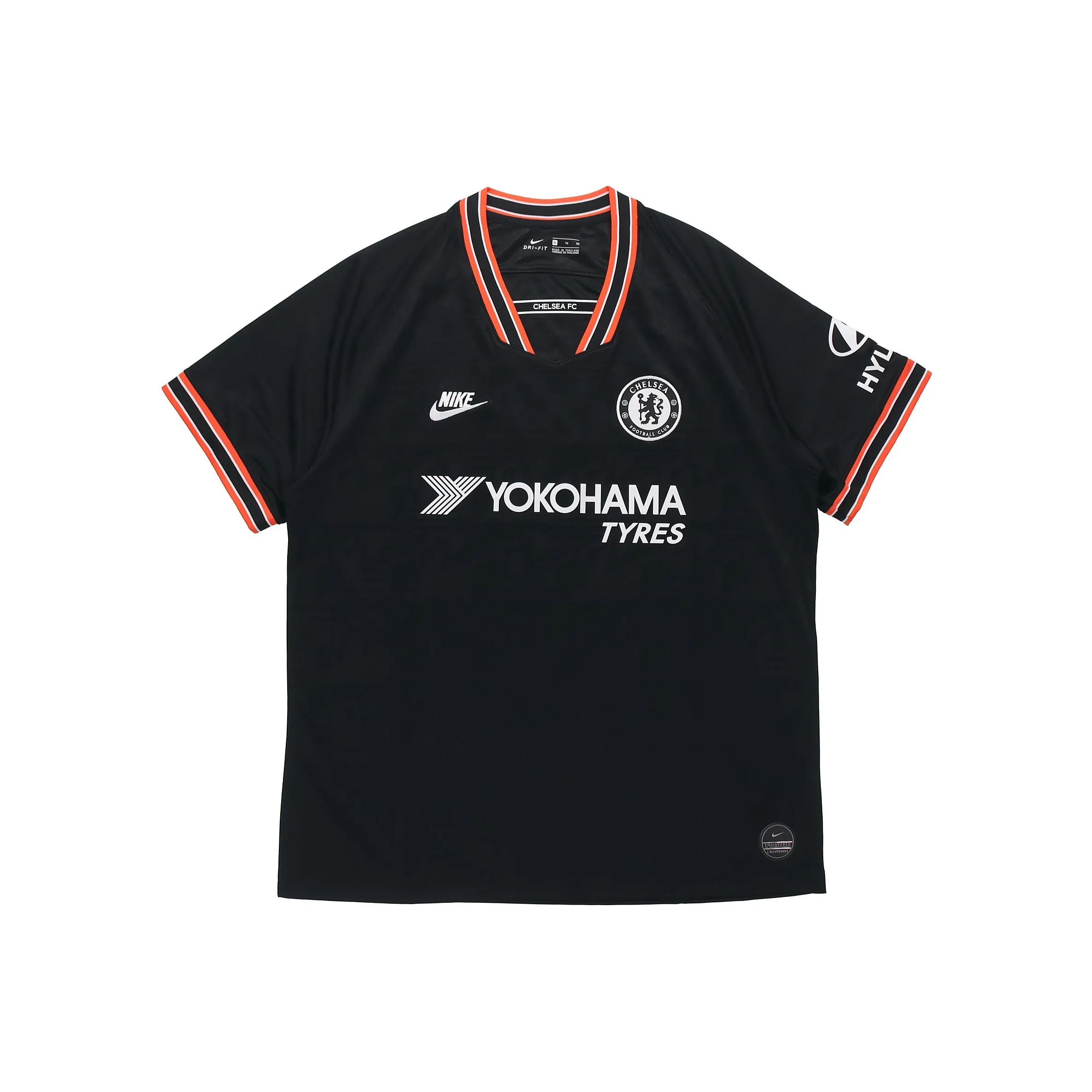 Nike Черная Мужская Футбольная Джерси