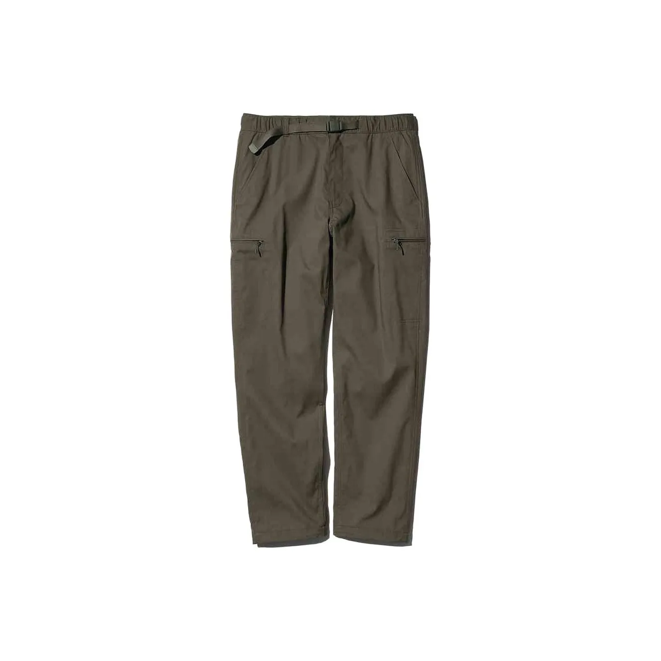 UNIQLO Повседневные брюки Унисекс Темно-оливковый