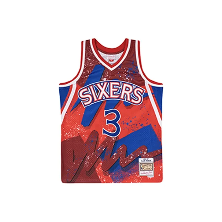 MITCHELL NESS Баскетбольная Джерси Мужская Красная